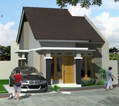 Gambar Desain Rumah Minimalis Sederhana Modern 1 Lantai Type 45