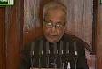 In his first address to Parliament, President Pranab Mukherjee.