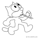 Felix coloring page