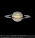 Bright White Storm Raging on Saturn
