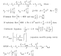 Pressurized Liquid or Gas Pipes with Pump Curve. Darcy Weisbach ...