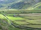 The flat valley floor of Nant Ffrancon - via Daymix