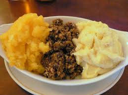 Suede, Haggis and Potato - a traditional Scottish Special Occasion Meal