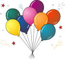 party balloons - public domain clip art image @ wpclipart.