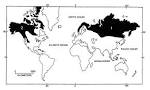 Biogeography of wolverine (Gulo gulo)