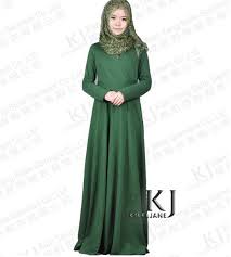 Exclusive Amber Green Petrol Abaya Dress | Trends4Ever.Com