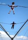 A pair of junior bungee jumpers stir up the ice cream, doughnuts, candy - via Daymix
