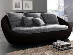 Big Sofa Rundsofa Stoff Norma - Schwarz \u0026amp; - yatego.