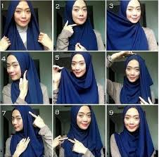 Tutorial Hijab Pashmina Kaos