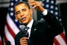 Obama with American Flags