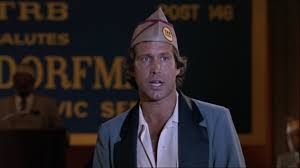 Mitt Romney Patriotic Lyrics Iowa Stump Speech Copies Fletch movie, Chevy Chase Saluting Police Officers/Romney Saluting Veterans and Singing Star Spangled Banner