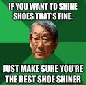shoes thats fine just make