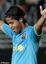 Spurs discuss £7m move for Barcelona striker DOS SANTOS | Mail Online