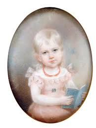 Tochter von Joseph Bennett, öl von Charles Fraser (1782-1860 ... - Charles-Fraser-Daughter-of-Joseph-Bennett