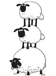 Image result for sheep coloring page