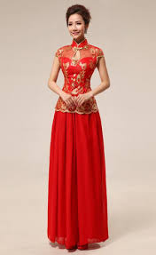 Jual Red Cheongsam Two Pieces | GAUN PESTA, EVENING DRESS, GAUN ...