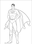 Superman coloring page