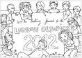 Olympics coloring page