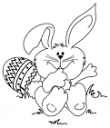 Bunny coloring page