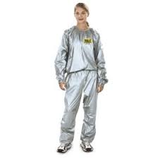 a sauna suit worn by a woman
