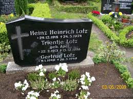 Grab von Heinz Heinrich Lotz (29.12.1918-24.05.1974), Friedhof ...