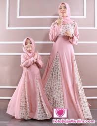 Gambar Baju Muslim Terbaru 2016 untuk Pasangan Ibu dan Anak - Foto ...