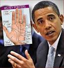 Barak Obama's left hand