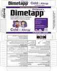 CHILDRENS DIMETAPP COLD AND ALLERGY (BROMPHENIRAMINE MALEATE ...