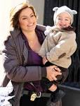 Mariska Hargitay and August on Law &amp; Order: SVU set – Moms ...