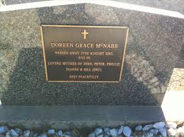 DOREEN GRACE McNABB | Billion Graves Record - 3fdc6ca66b2c8a736b654537b5cae68f