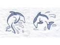 Machine Embroidery Designs - Dolphins Line Work Set
