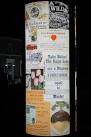advertisements from the early 1900s to the 1980s, as part of a display - via Daymix