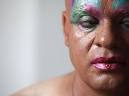 Alfredo Baez, a drag queen, is pictured at his apartment before the start of ... - c48f8906-df58-4ffc-9db4-7161620249cfHiRes