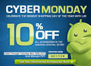 CYBER MONDAY Sale - Save 10 percent on all Android accessories ...