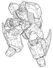 Transformers coloring page