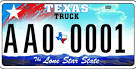 license plates from old-style