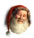 faccia di babbo natale