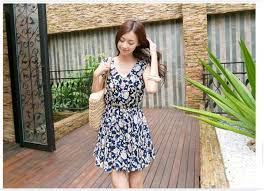 DRESS WANITA KERAH V MURAH ONLINE | Model Terbaru | Jual Murah ...