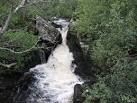 Tumbling Waters. A waterfall feeding Loch Hope. - via Daymix