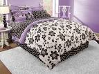 How to Pick Bedding for Teenage Girls: Black White And Purple ...