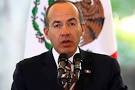 El presidente Felipe Calderón