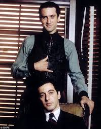 Al Pacino and Robert DiNiro on the sets of 'The Godfather II'