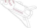 how to draw the spaceshuttle