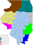 GIS Land Cover 1999-2000 Information, Illinois Department of ...