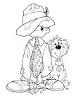 Precious Moments coloring page