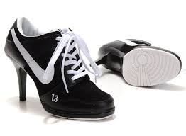 Women Nike Dunk High Heels Unlucky 13 Black White