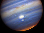APOD: 2006 July 25 - Jupiters Two Largest Storms Nearly Collide