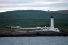 Coarsewall Lighthouse, image made from a inbound ferry approaching Loch Ryan - via Daymix