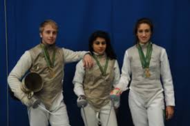 The best: UCT Fencing Club members Jacques Viljoen, Yasmin Hankel and Giselle Vicatos collected four awards at the recent USSA championships. - fencing