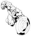 Marvel coloring page
